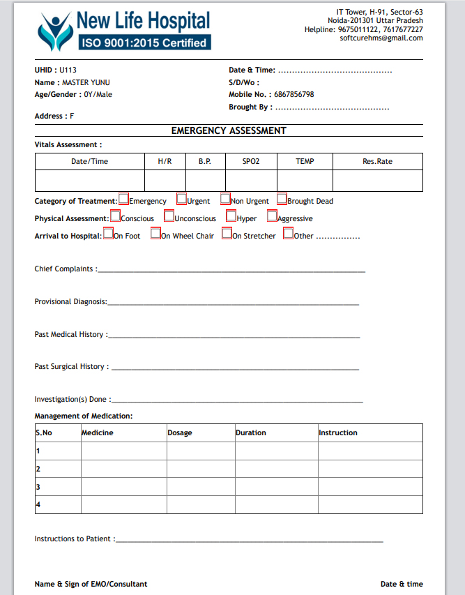 OPD IPD Billing Software