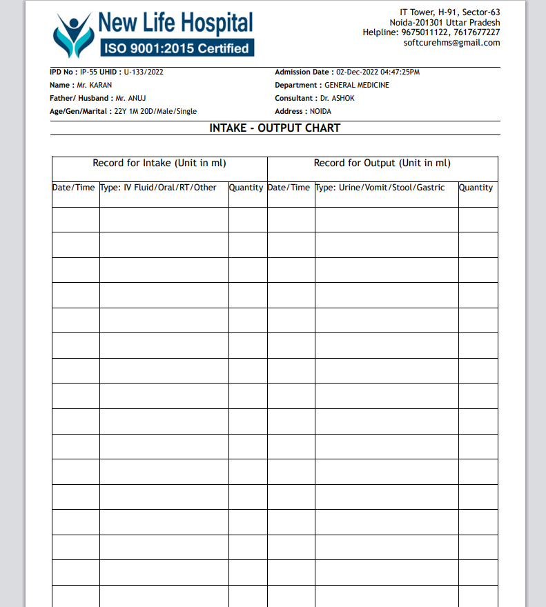 OPD IPD Billing Software