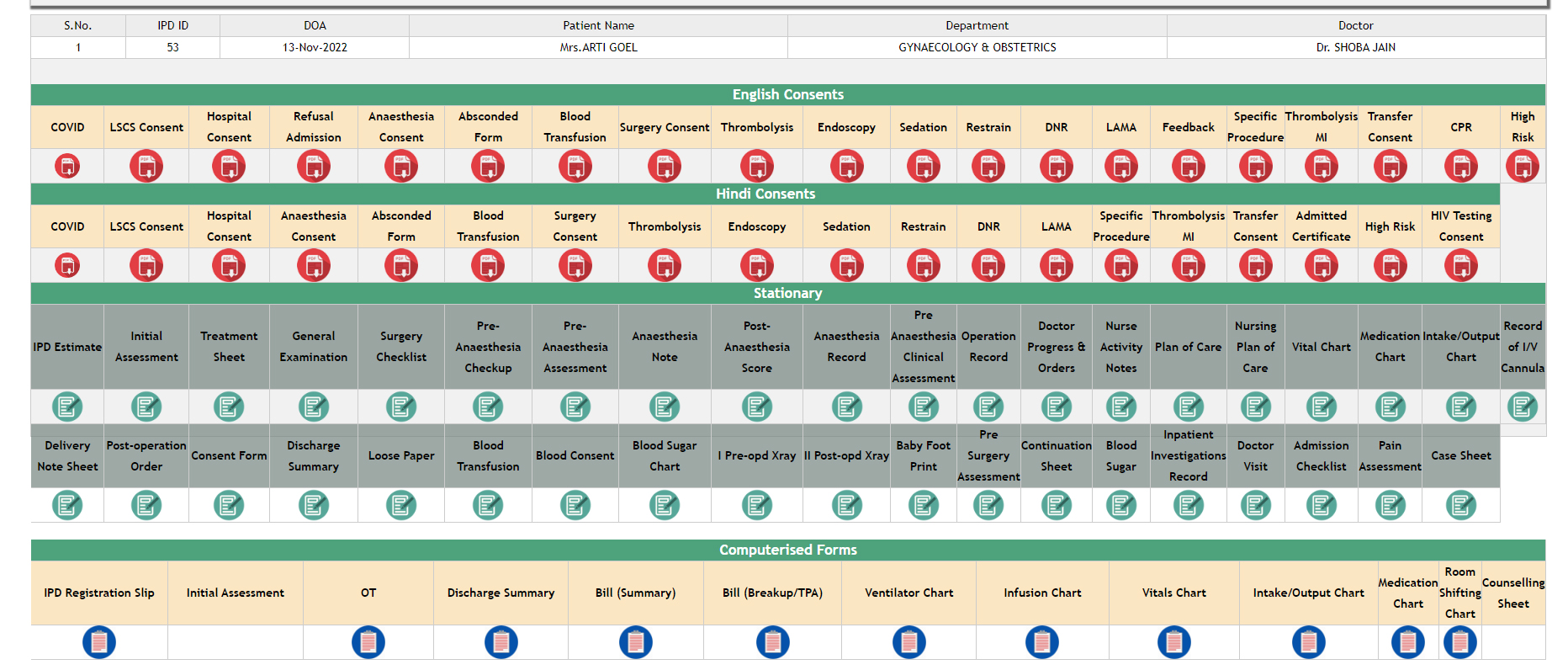 OPD IPD Billing Software